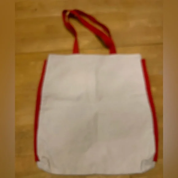 Lancome Lip Kiss Tote BAG Large Canvas Double Handle - Picture 7 of 8